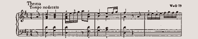ベートーヴェン：「ルールブリタニア」による5つの変奏曲　WoO.79