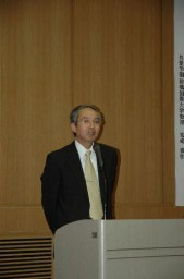 群馬の農業の特徴を講演する宮崎教授
